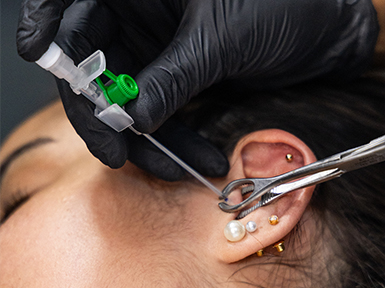 Piercing tattoo services at LayLow Tattoo Zakynthos