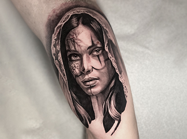 Realism tattoo services at LayLow Tattoo Zakynthos